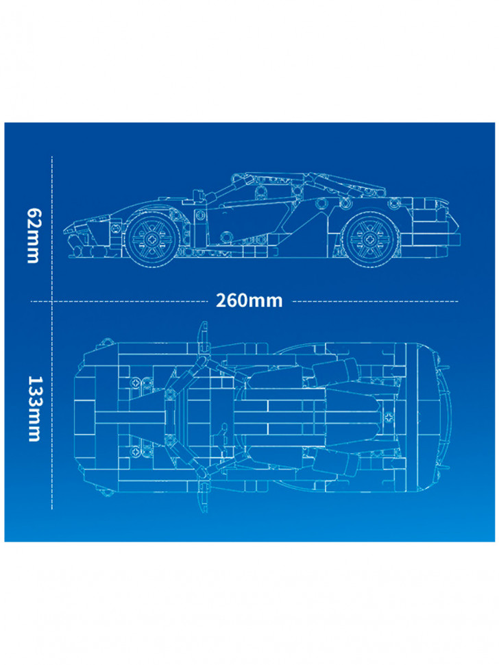 Конструктор Sembo Block Спорткар Ford GT