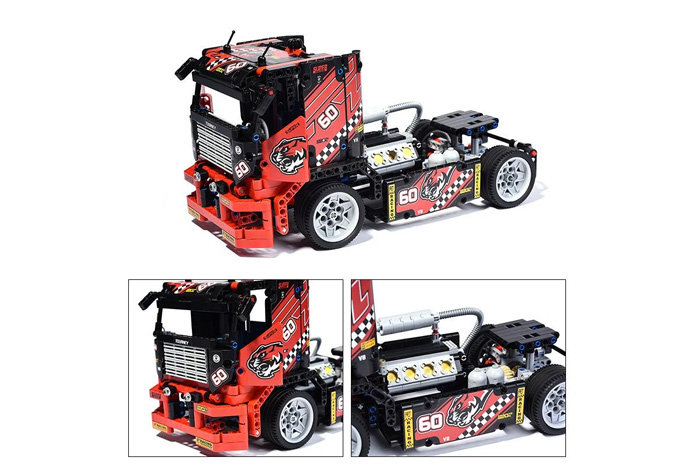 Конструктор Decool аналог LEGO 42041 Гоночный грузовик 2 в 1