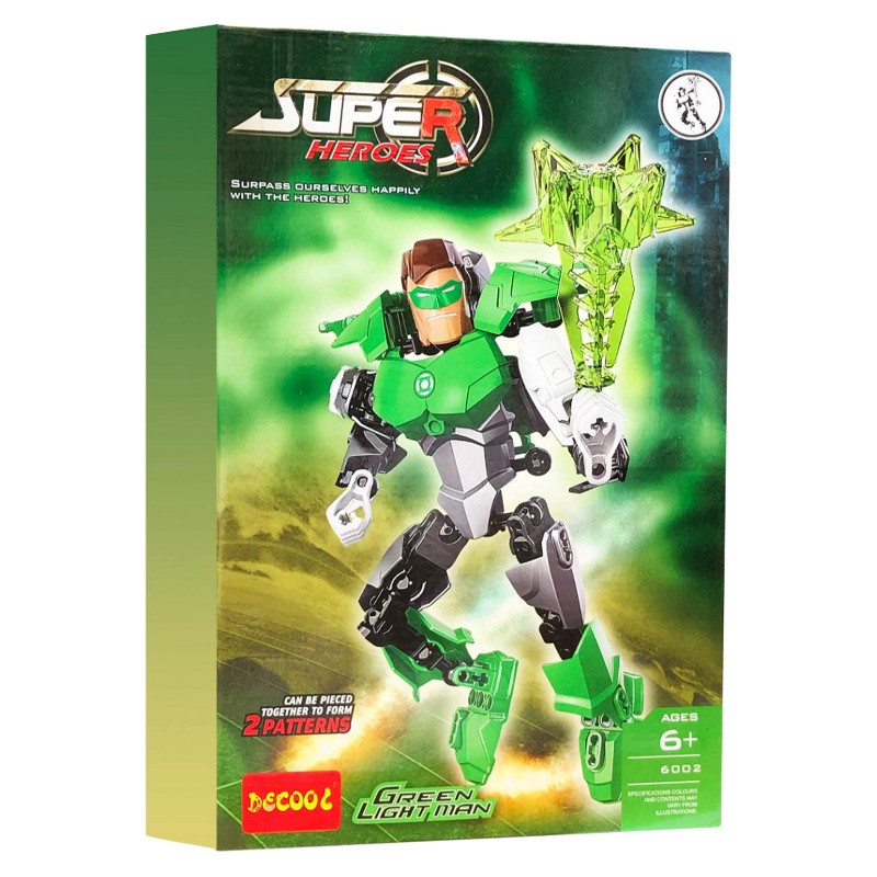 Конструктор Decool аналог Lego DC Super Heroes 4528 Зелёный фонарь