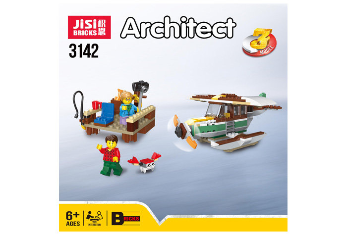 Конструктор JiSi Bricks (Decool) аналог LEGO 31093 Плавучий дом