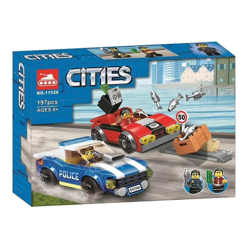 Конструктор LARI аналог Lego City 60242 Арест на шоссе