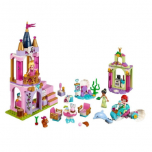 Конструктор аналог Lego Disney Princess 41162 Королевский праздник Ариэль, Авроры и Тианы