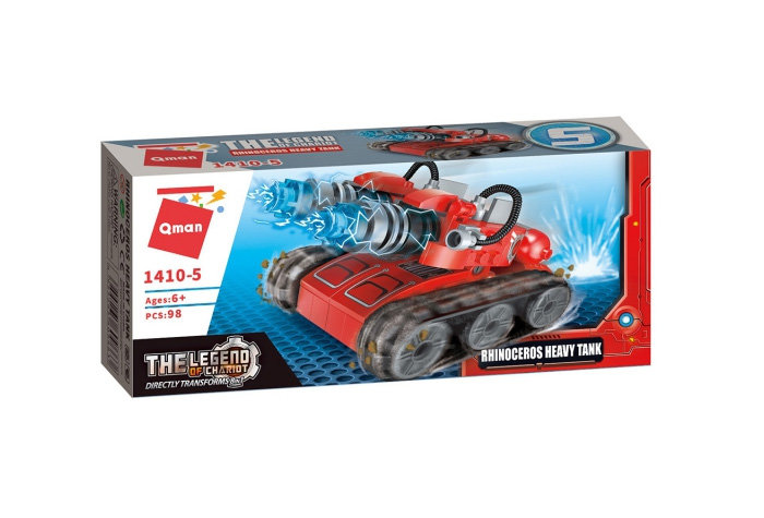 Конструктор Qman (Enlighten Brick) Тяжелый танк рино