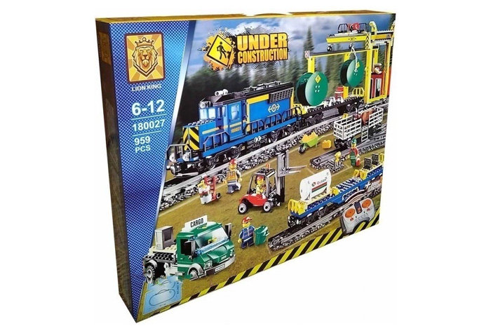 Конструктор Lion King (Lepin) аналог Lego City 60052 Грузовой поезд