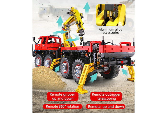 Конструктор Mould King Внедорожный лесовоз 8х8 (Аналог Лего Техник MOC 15805)