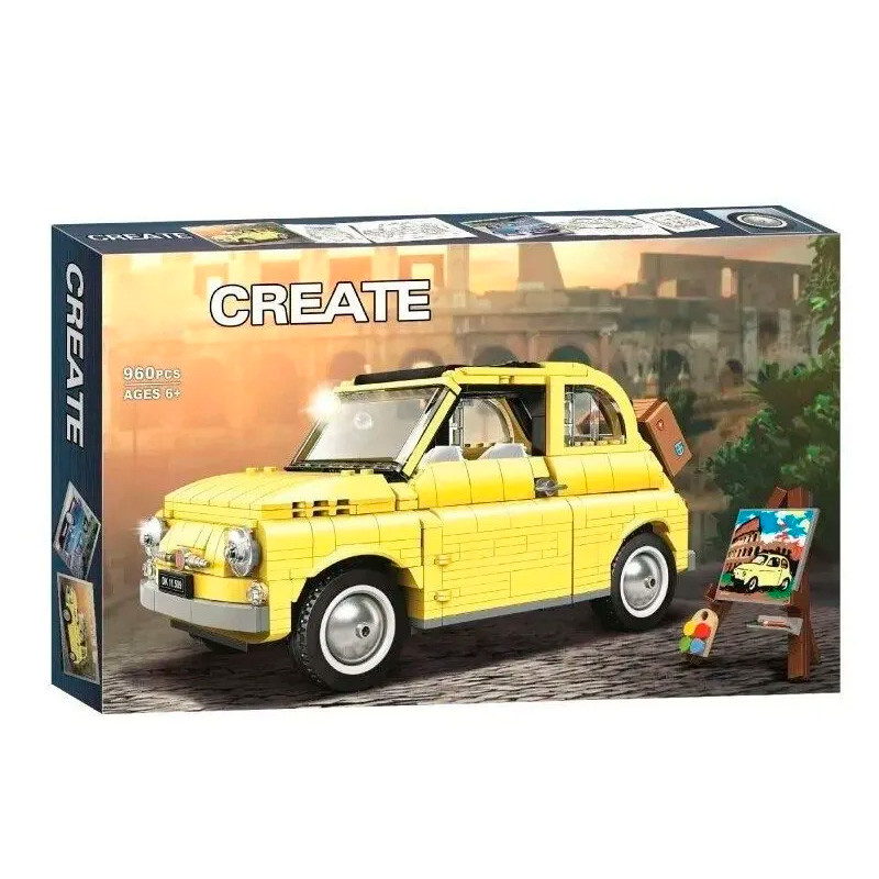Конструктор аналог Лего Креатор 10271 Fiat 500