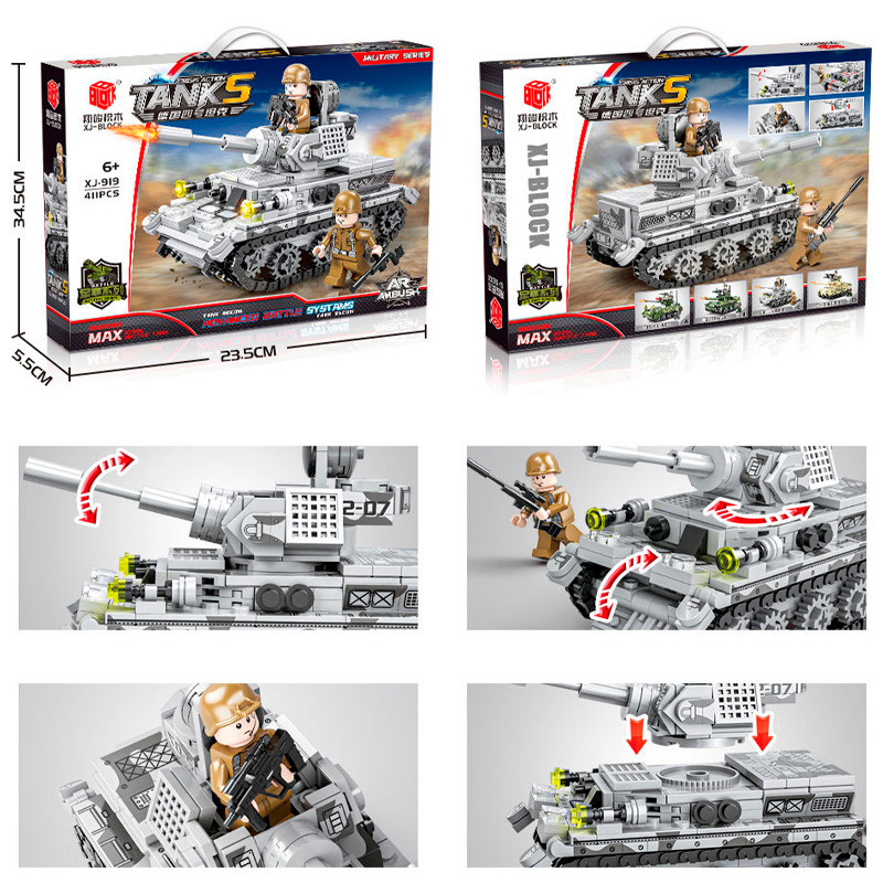 Конструктор XJ-Block Боевой танк Panzer IV