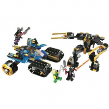 Конструктор LARI аналог Lego Ninjago 71699 Внедорожник-молния