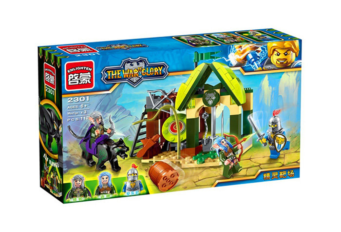Конструктор Qman (Enlighten Brick) Лагерь эльфов