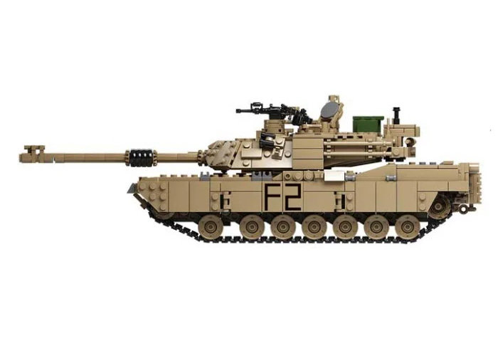 Конструктор KAZI Танк Абрамс М1А2 (2 в 1)