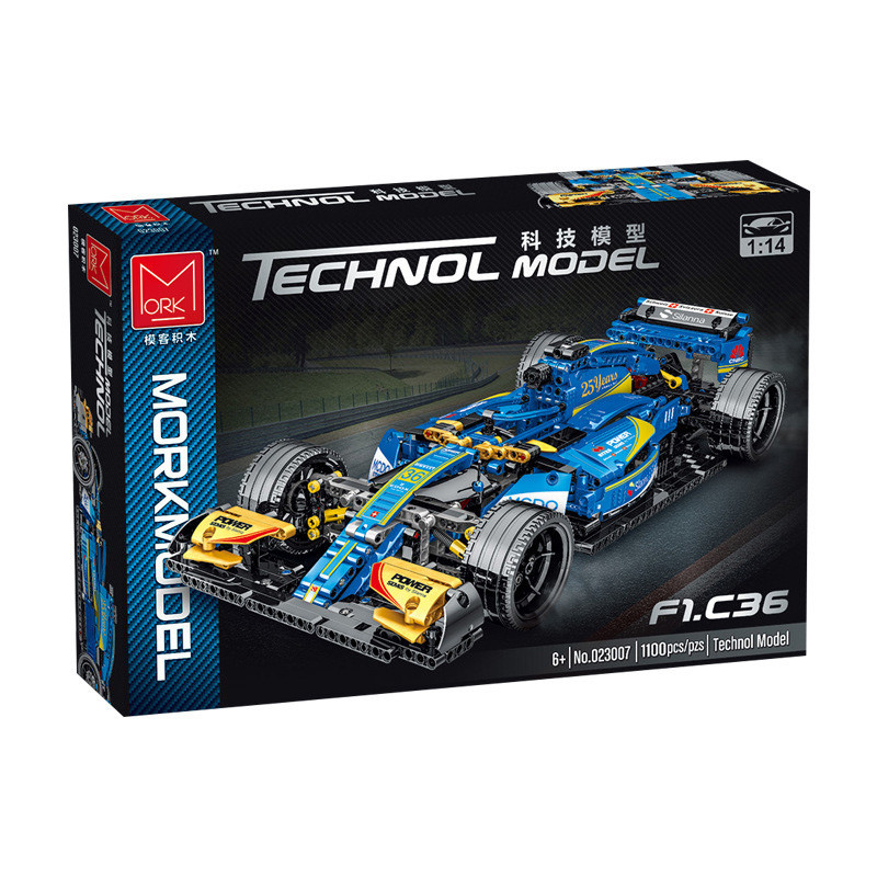 Конструктор MORK Гоночный болид F1 Blue Equation Racing