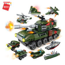 Конструктор Qman Военная техника (8 в 1)