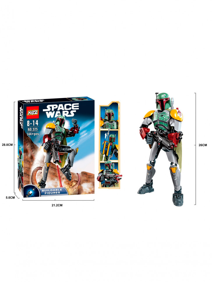 Конструктор аналог Lego Star Wars 75533 Боба Фетт