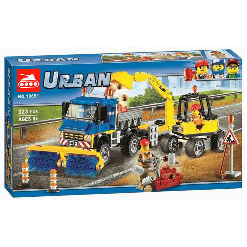 Конструктор аналог Lego City 60152 Уборочная техника