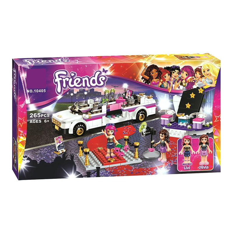 Конструктор BELA аналог Lego Friends 41107 Поп звезда: лимузин