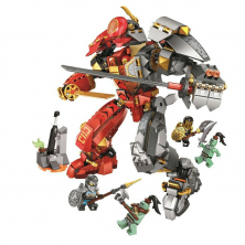 Конструктор аналог Lego Ninjago 71720 Каменный робот огня