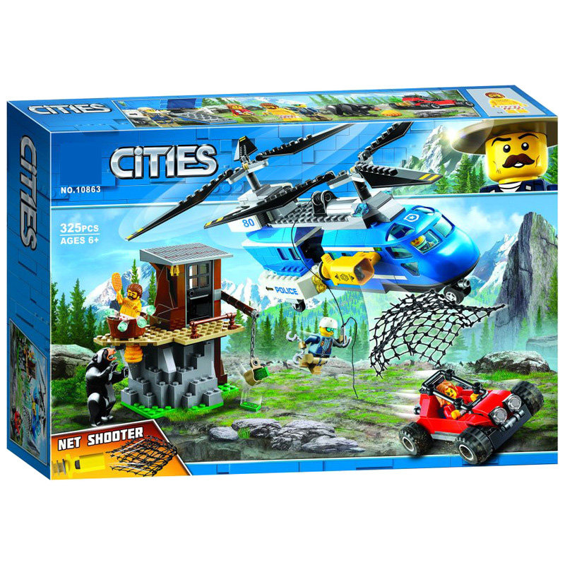 Конструктор Bela аналог Lego CIty 60173 Погоня в горах