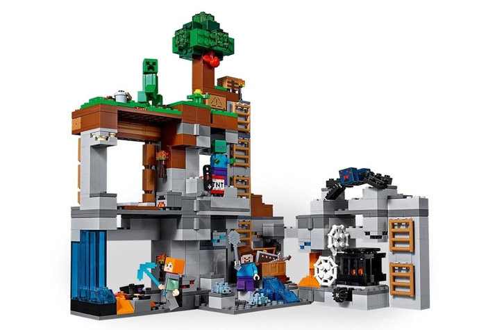 Конструктор аналог Lego Minecraft 21147 Приключения в шахтах