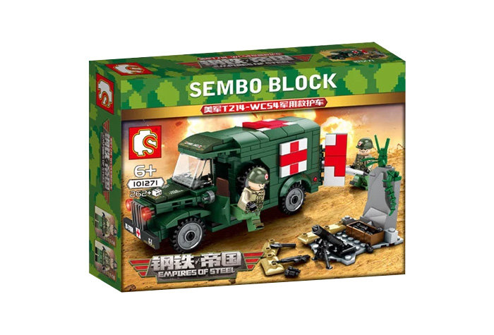 Конструктор Sembo Block Военная скорая помощь