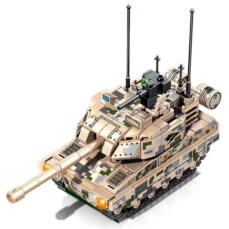 Конструктор Sembo Block Легкий танк Type 15