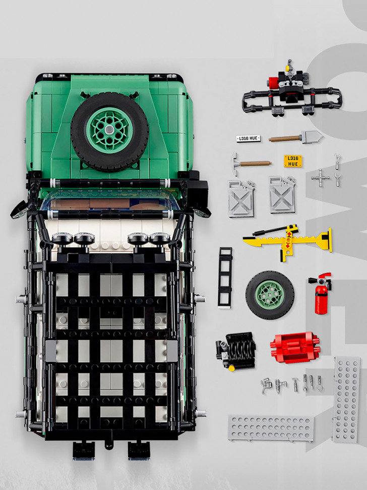 Конструктор Icons 10317 Внедорожник Land Rover Classic Defender 90