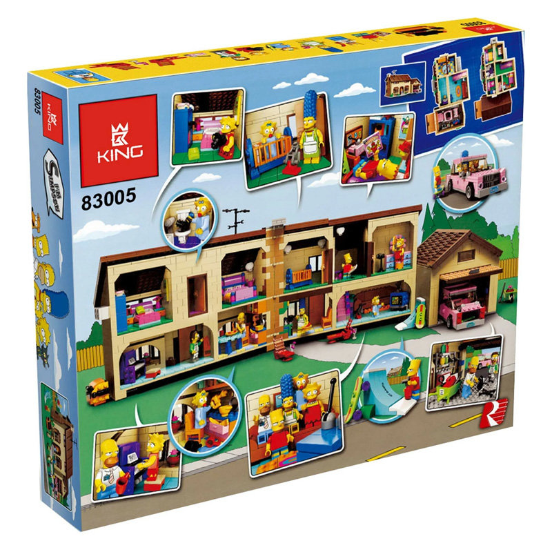 Конструктор KING аналог Lego Simpsons 71006 Дом Симпсонов