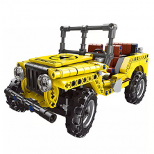 Конструктор Xingbao Желтый Jeep Wrangler Offroad