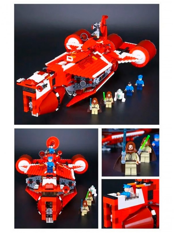 Конструктор аналог Lego Star Wars 7665 Крейсер Республиканцев