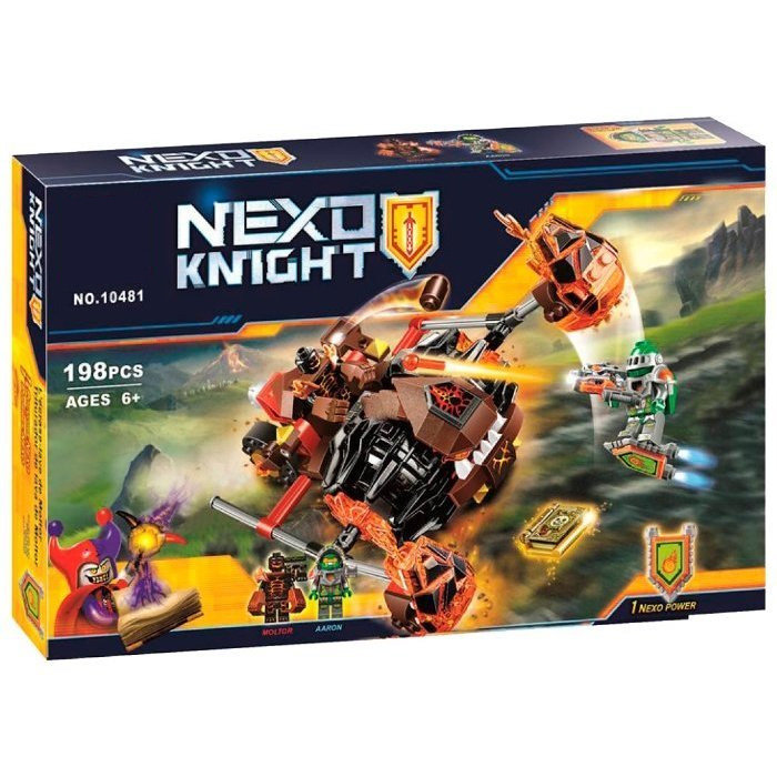 Конструктор BELA аналог Lego Nexo Knights 70313 Лавинный разрушитель Молтора