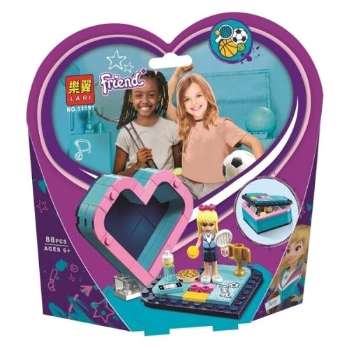 Конструктор LARI аналог Lego Friends 41356 Шкатулка-сердечко Стефани