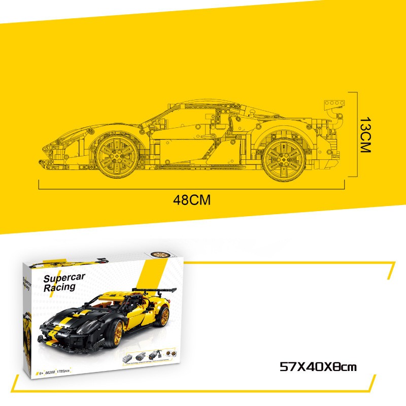 Конструктор Спорткар Ferrari 488 GTE