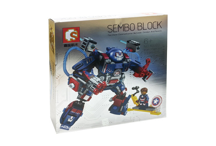 Конструктор Sembo Block (SY) Боевой робот Железного человека: MK2