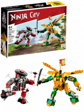 Конструктор аналог Lego Ninjago 71781 Битва робота Ллойда