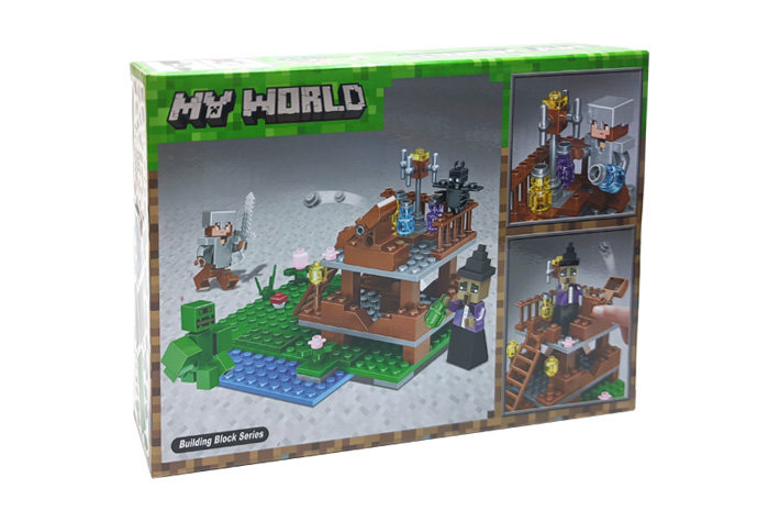 Конструктор BELA аналог Lego Minecraft Сражение с ведьмой