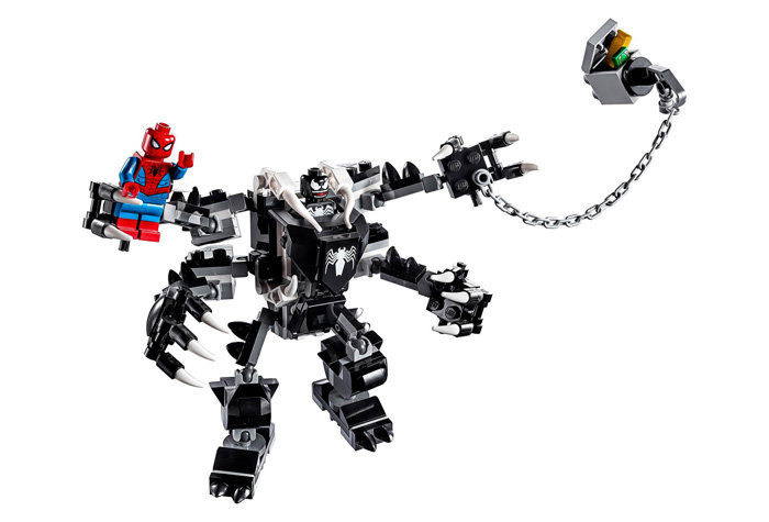 Конструктор LARI аналог LEGO 76150 Реактивный самолёт Человека-Паука против Робота Венома