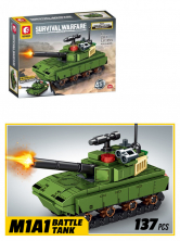 Конструктор Sembo Block Мини танк M1A1 Abrams