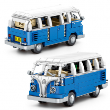 Конструктор Sembo Block Пекинский автомузей: Volkswagen Transporter T1