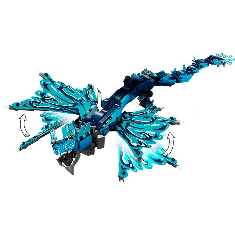 Конструктор аналог Lego Ninjago 71754 Водный дракон