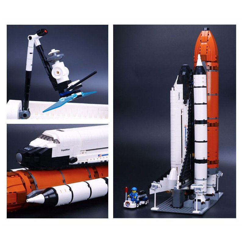 Конструктор Lepin аналог Lego Expert 10231 Экспедиция шаттла