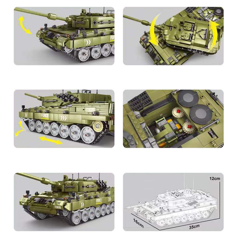 Конструктор Gao Misi Танк Leopard 2
