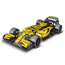 Конструктор MORK Гоночный болид F1 Yellow Equation Racing