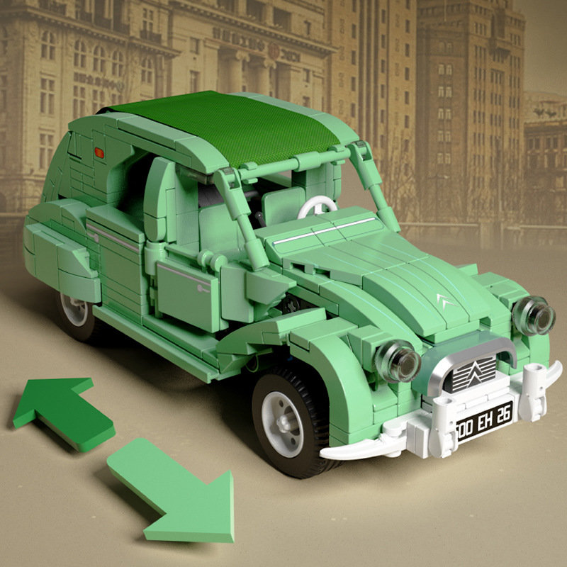 Конструктор Sembo Block Пекинский автомузей: Citroen 2CV