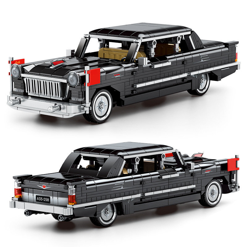 Конструктор Sembo Block Представительский седан Hongqi L5
