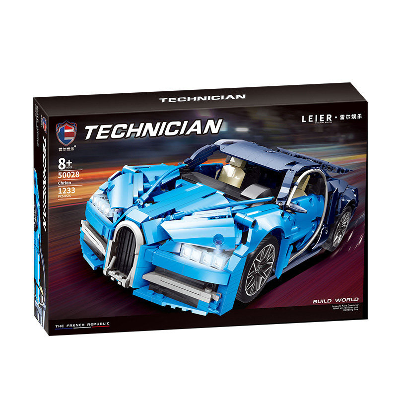 Конструктор Leier Спорткар Bugatti Chiron