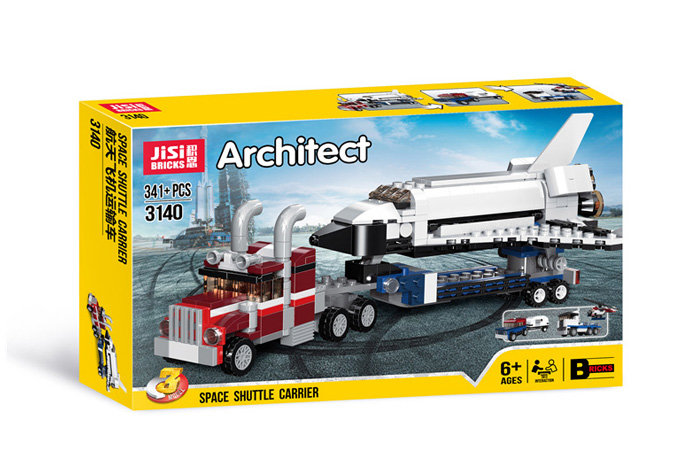 Конструктор Jisi Bricks (Decool) аналог Лего Креатор 31091 Транспортировщик шаттлов
