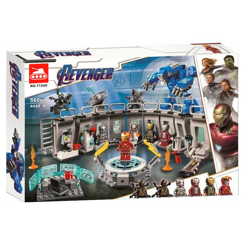 Конструктор аналог LEGO 76125 Лаборатория Железного человека