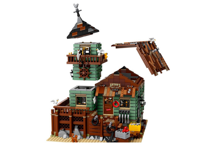 Конструктор аналог Lego Ideas 21310 Старый рыболовный магазин