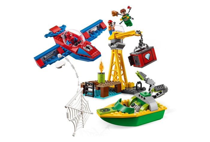Конструктор LEGO Spider-man Человек-паук: похищение бриллиантов Доктором Осьминогом