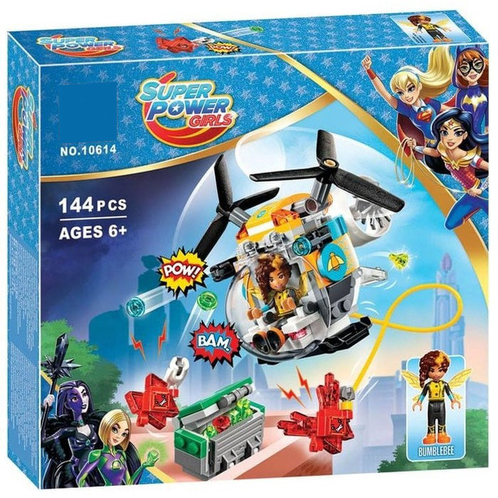 Конструктор BELA аналог Lego Super Hero Girls 41234 Вертолёт Бамблби