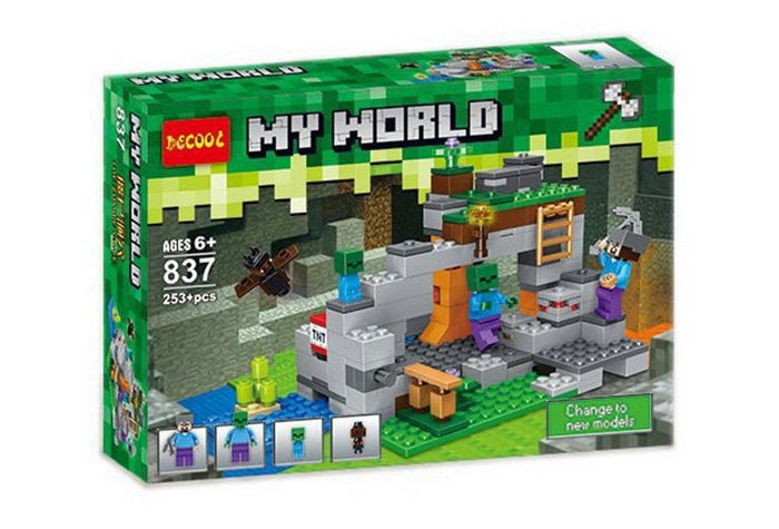 Конструктор Decool аналог LEGO 21141 Пещера зомби